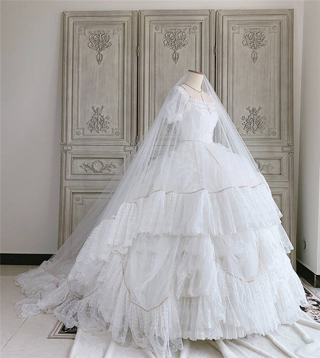Moon Lover ~ Elegant Lolita OP Bridal Design -Pre-order