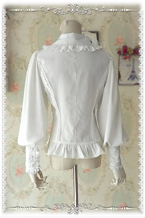 Infanta Gigot Sleeves Chiffon Lolita Blouse