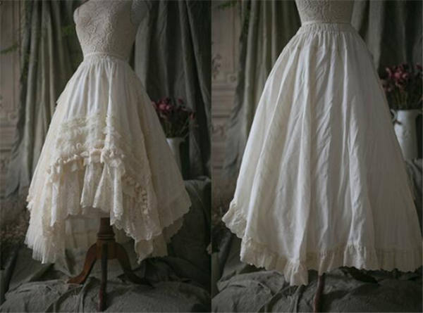 Elegant Pure Cotton Lolita Petticoat
