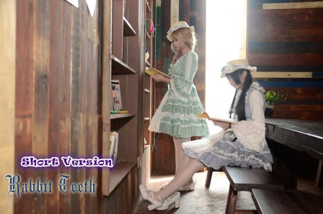 Rabbit Teeth ~Myosotis Sylvatica~ Vintage Classic Lolita OP Dress - Pre-order Closed