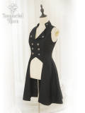 Immortal Thorn ~The Song of The Eternal Moonlit Night~ Vintage Ouji Long Vest -Ready MADE