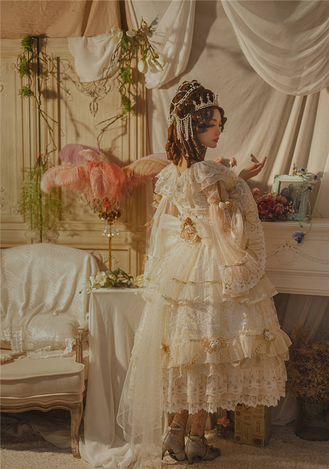 Miss Point ~Ode to the Dawn~ Embroidery Elegant Lolita OP