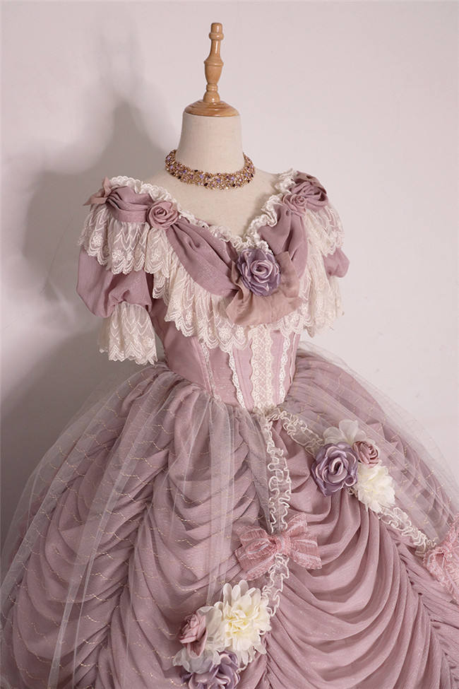Henrietta ~Rose Queen Flowers Luxury Lolita OP