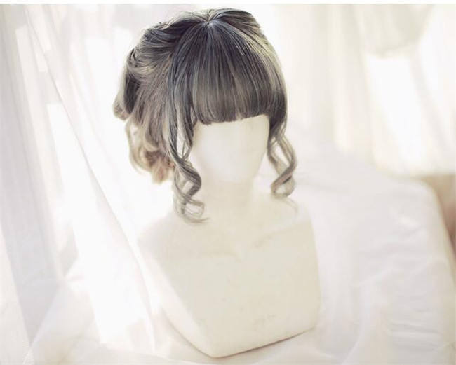 Little Poppy~ Sweet Lolita Short Curls Wig 30cm -In Stock