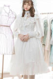 Vintage Lolita Long Sleeves OP Dress