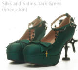 Mask of Baroque ~ Cross Candlestick Lolita Heels Shoes -11 Colors Pre-order Closed