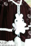 (Replica) Dream of Lolita Childhood Memory Bunny Dress Wine L&XXL - Free Shipping
