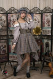 Junior Mechanic~ Classic Steam punk Lolita Blouse+Corset+Skirt Set -OUT