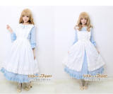 Little Dipper Sweet Cotton Jacquard Lolita Surface Layer Dress -Both-sides Wear - In Stock