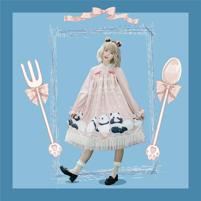 Panda Theme Sweet Lolita OP/JSK-Pre-order Closed