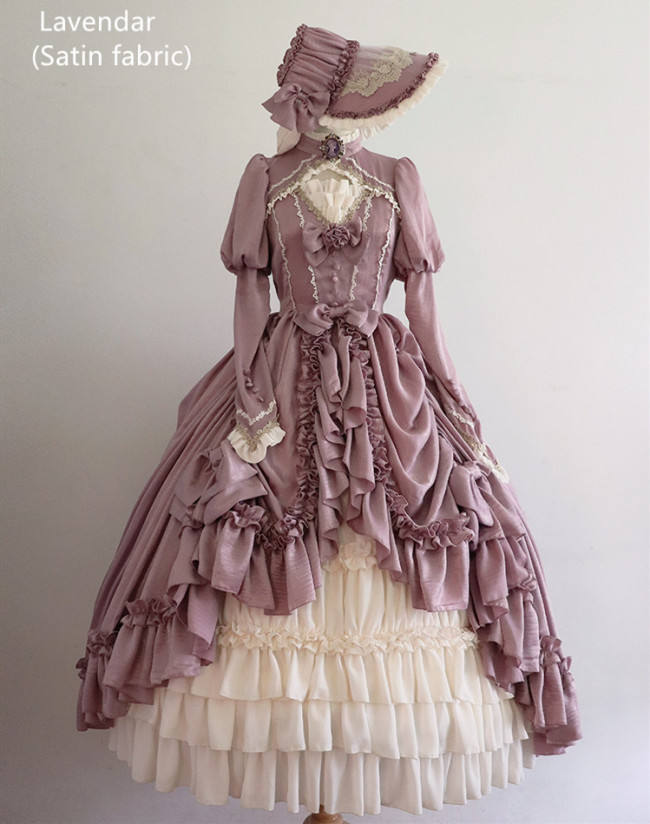 Henrietta Vintage Court OP 3 Lengths -Ready Made