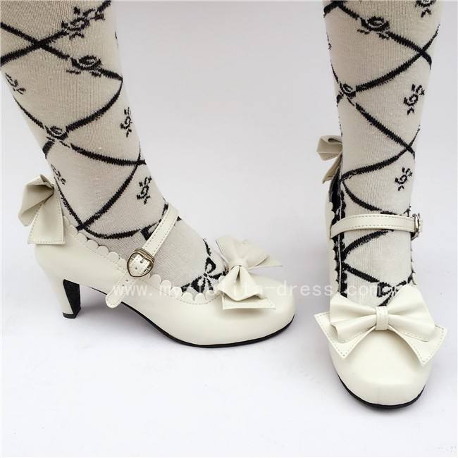 Elegant Bows Lolita Heels Shoes