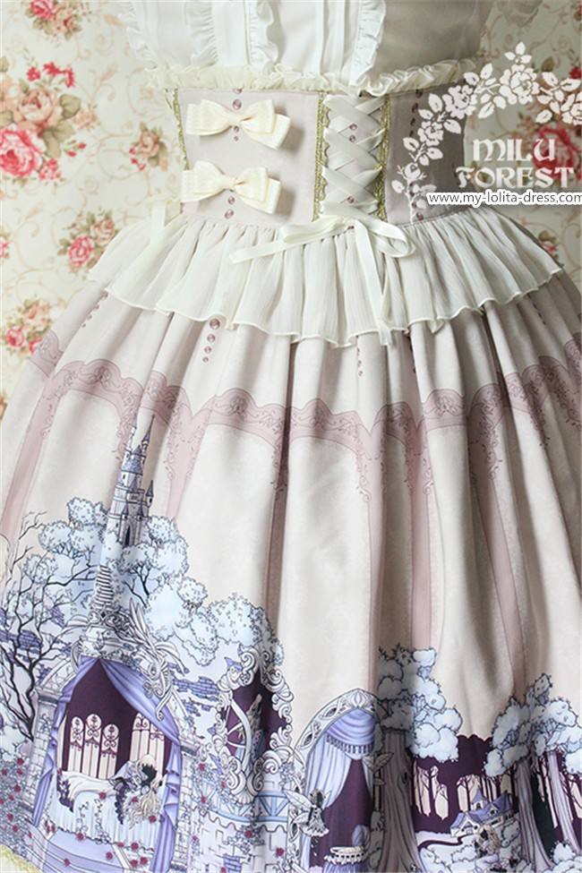 Sleeping Beauty~ Lolita High Waist Skirt