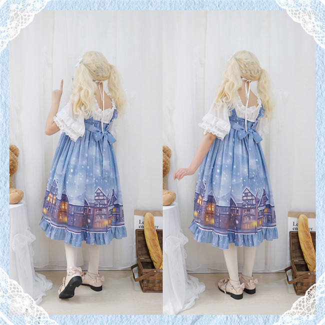 Warm House In Snow~ Sweet Lolita OP/JSK out