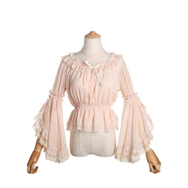 Rock Candy Chiffon Hime Sleeves Inner Lolita Blouse