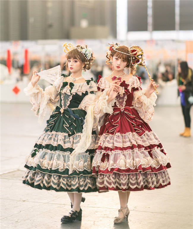 Miss Point ~Masked Ball Luxury Details Lolita OP Fullset