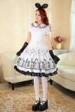 ~Iron Window and Cats~ Printed Lolita Jumper Dress - Custom Tailor Available -out