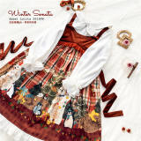 Warm Sunshine In Winter Sweet Lolita JSK + Cape -Pre-order CLOSED