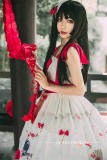 Mirror Flower~Kimono Style Lolita JSK -out