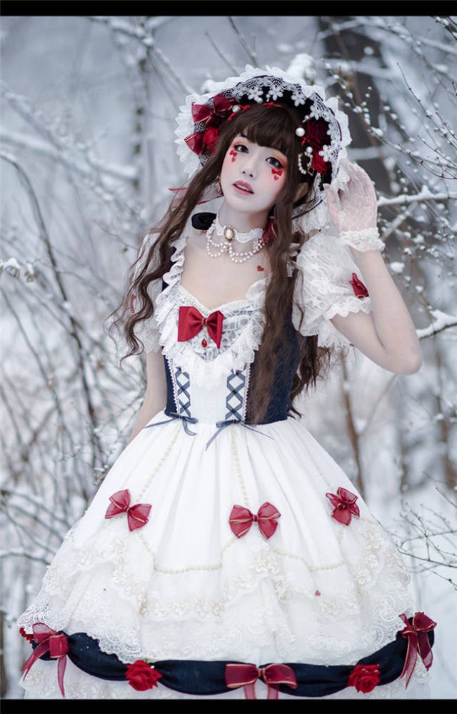YUPBRO Lolita ~Snow White Lolita OP -Ready MADE