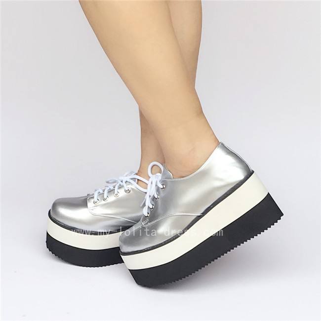 White High Platform Lolita Shoes