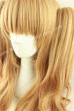 Golden Curls Lolita Wig 2 Ponytails