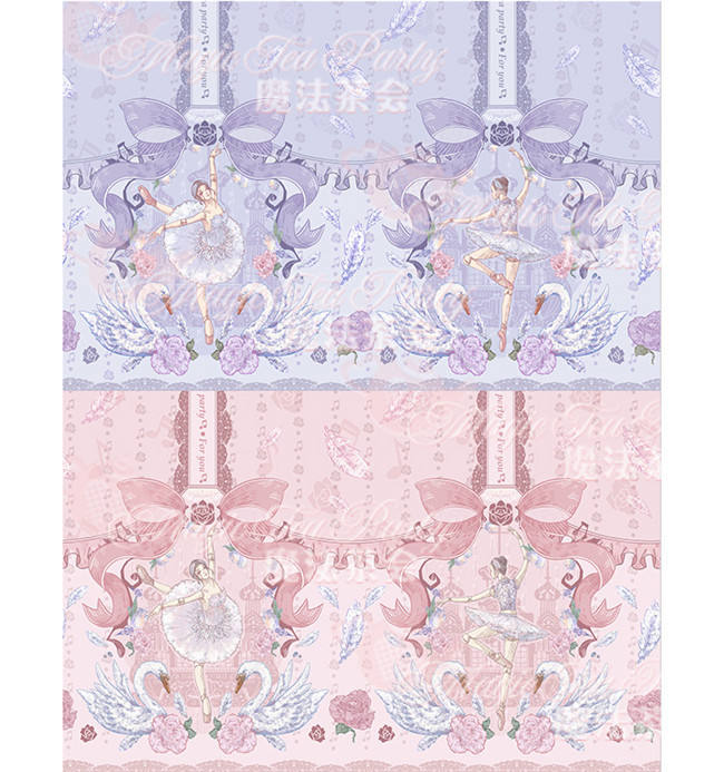 Magic Tea Party ~Swan Lake~ Classic Lolita OP/JSK-Ready Made