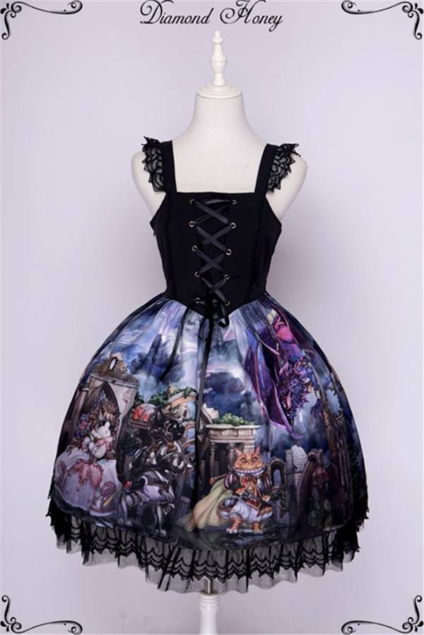 Dragon and Knight~ Gothic Lolita JSK Dress Version II -out