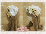 Cutie Creator ~Lupercalia's Dance~ Bow Beadchain Lolita Headband with Veil - OUT