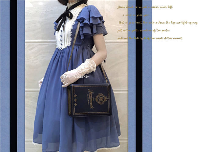 Memory of Floria~ Vintage Lolita OP Short/Long Version-Ready Made