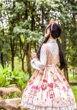 Palace Lantern~ Qi Lolita Long Sleeves OP Dress -out