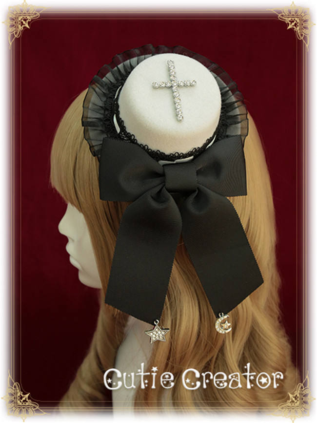 Cutie Creator ~Singular Canon~ Cross Lolita Minihat -In Stock