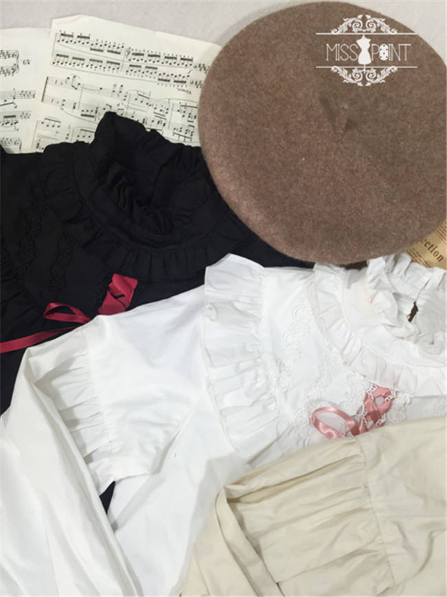 Bisque Doll- Vintage Lolita Blouse Custom Tailor Available