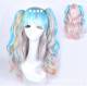 Cute Colorful Lolita Cosplay Wig with Two Ponytails off
