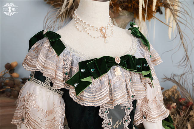 Miss Point ~Masked Ball Luxury Details Lolita OP Fullset