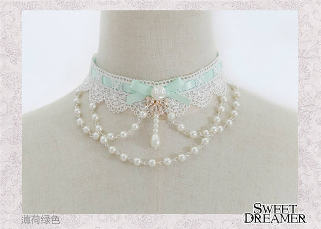 Sweet Dreamer~The Rose Bride~Beadchain Choker