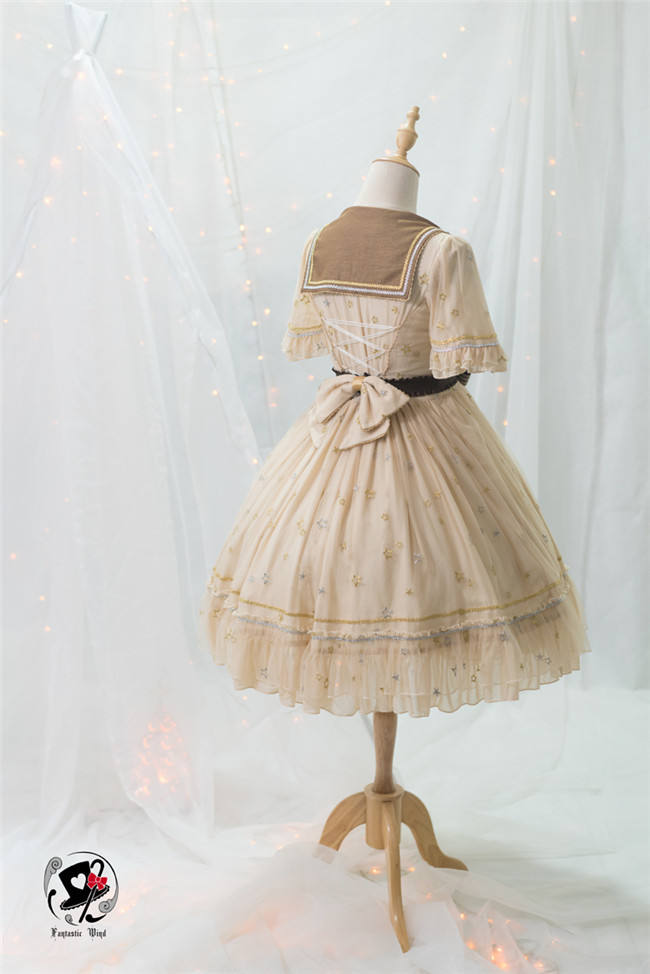Planetesimals~ Summer Embroidery Lolita OP Dress -Pre-order Closed