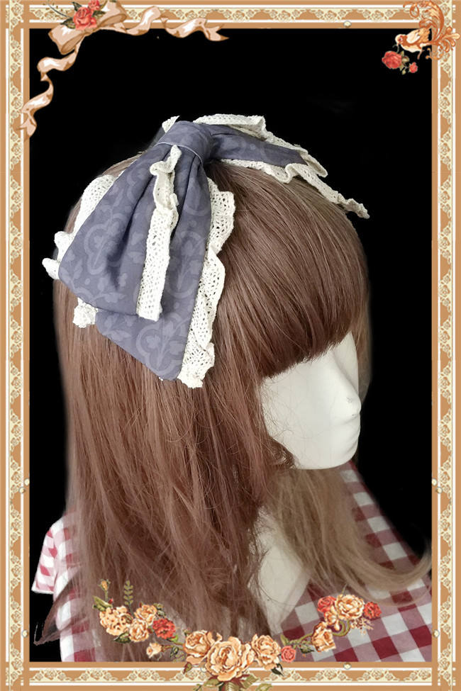 Royal Mural~ Sweet Lolita Printed JSK+Headbow-Ready Made