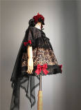 Black Bird Cage~ Gothic Halloween Lolita OP For Children -Limited Quanitity Pre-order Closed