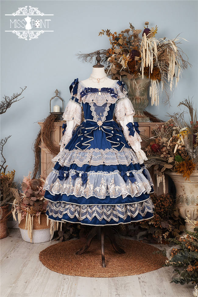 Miss Point ~Masked Ball Luxury Details Lolita OP Fullset