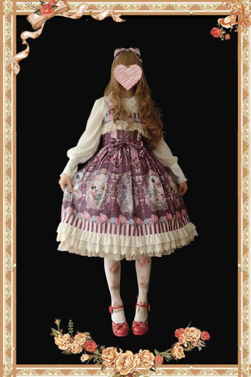 Flower Fairy~ Sweet Lolita JSK + Headbow - In Stock