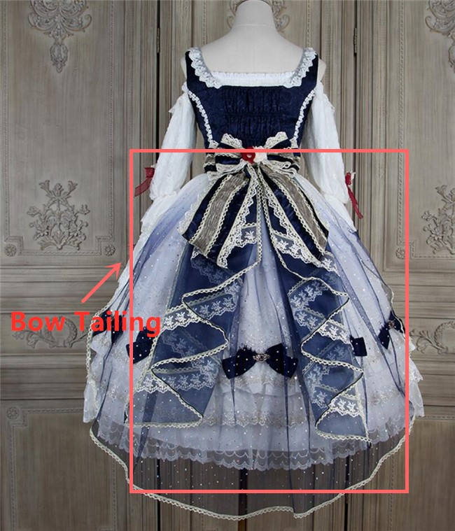 Little Dipper ~White Snow Lolita Vest + OP Set Short/Long Version