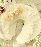 Elpress L Narcissus Lolita Bonnet Black White 2 Colors  -IN STOCK