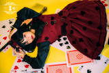 Queen of Hearts~ Lolita Embroidery Vest+Skirt -out