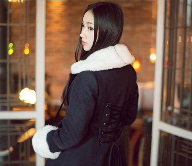 Princess Faith Elegant Lolita Long Coat with Detachable Cape