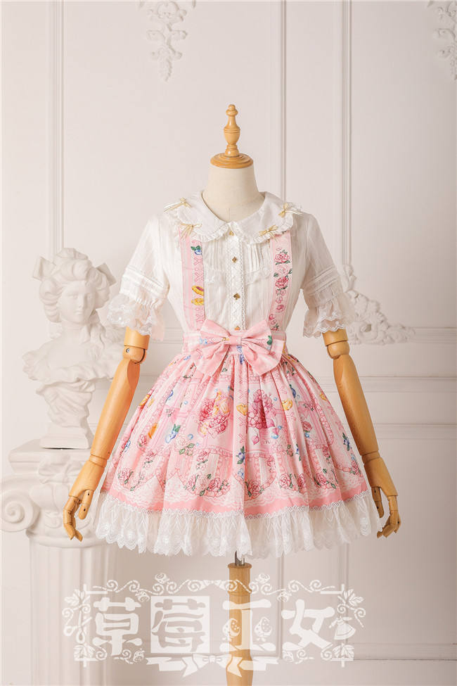 Strawbery Witch ~Blueberry Fruit~ Lolita Skirt