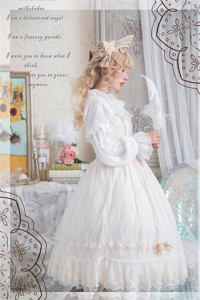 Dawn Maiden~ Vintage Classic Lolita JSK Ready Made