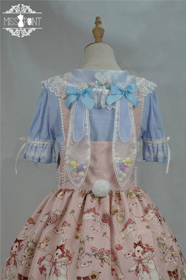 Miss Point ~The Tailor Rabbit Lolita Salopette  Beige Size S In Stock