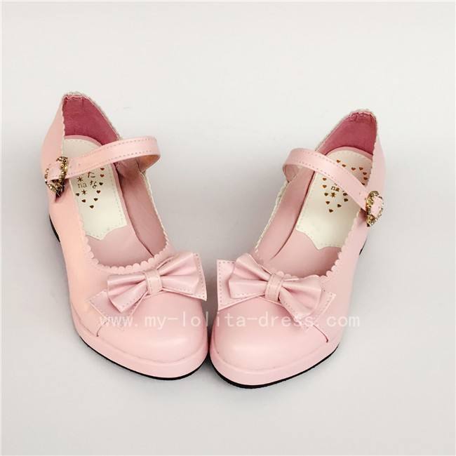 Bows Single Strap Lolita Shoes
