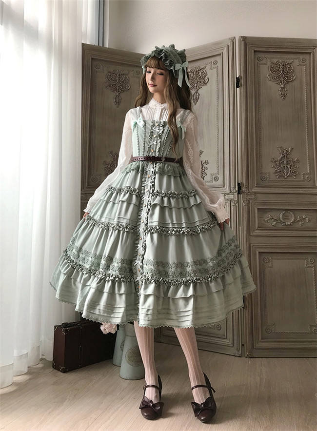Little Dipper Mary~ Classic Front Open Design Lolita JSK Ready made-In Stock